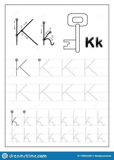 Free Printable Letter K Tracing Worksheets