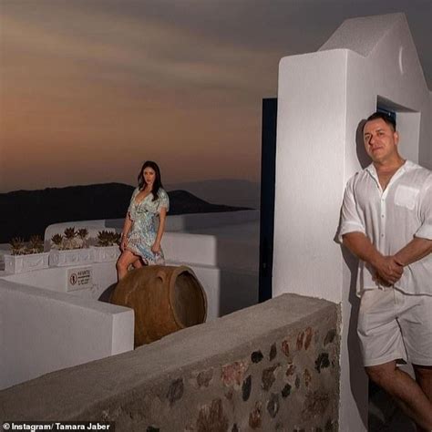 Kyle Sandilands' Ex-Wife Tamara Jaber Enjoys a Stunning Sunset in Santorini Greece With New ...