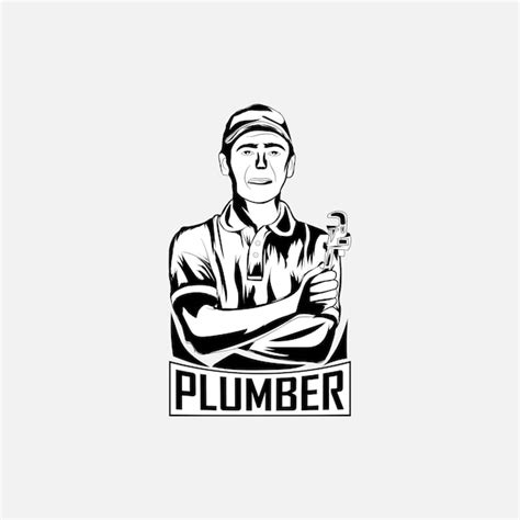 Premium Vector Plumber Man