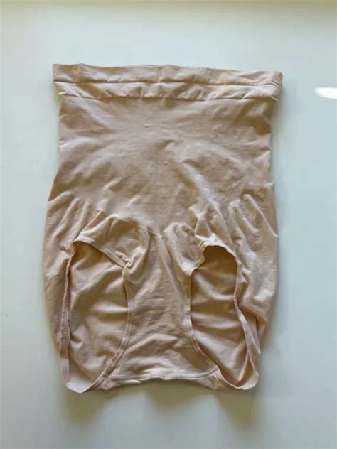 NEW SPANX WOMEN S Sz X Plus Size Higher Power Panties Shaping Brief Nude PicClick UK