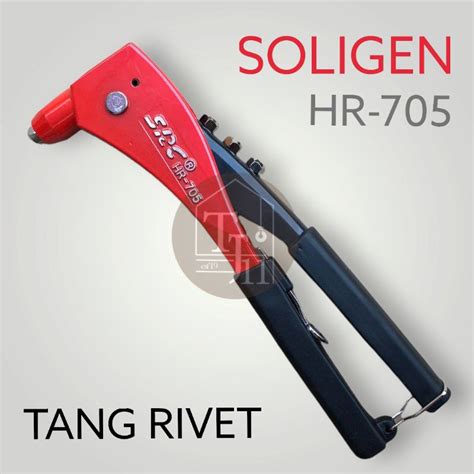 Jual TANG RIVET HAND RIVETER ALAT TEMBAK PAKU RIVET Merek SOLIGEN