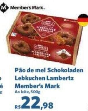 P O De Mel Schokoladen Lebkuchen Lambertz Member S Mark Ao Leite G