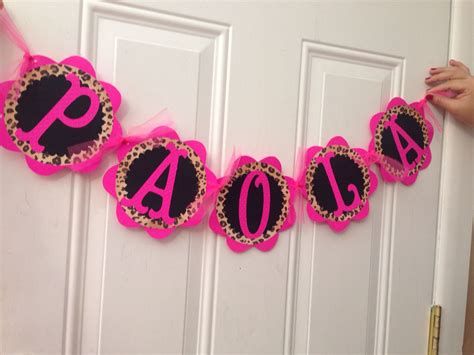 Cheetah Birthday Banner Diy Diy Banner Cheetah Birthday Diy