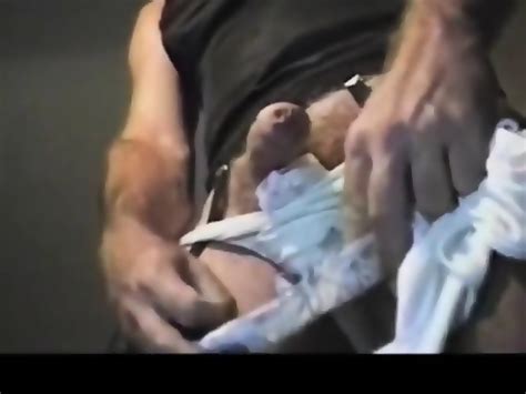 First Time With Pad In Panties Vintage Amateur Crossdresser Fun