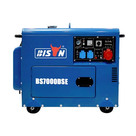 Bison China Super Silent Power Generator Soundproof Diesel 6 Kva 6kw