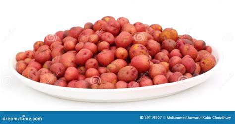 Small Red Potatoes On A Bowl Stock Image Image Of Objects Front