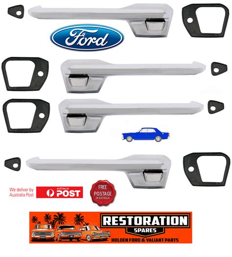 Ford Falcon Xr Xt Xw Xy Front And Rear Outer Door Handle Set