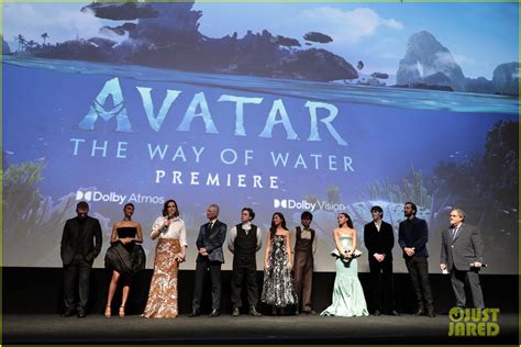 Avatar 2 Cast Attends La Premiere Sans James Cameron See The Red