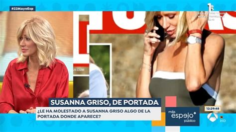 Susanna Griso Sobre La Portada De Lecturas Lo De La Edad