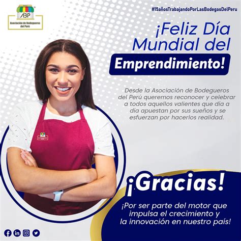 Feliz Día Mundial del Emprendimiento Bodegueros