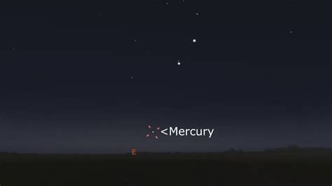 Naked Eyes On The Sky Find See Mercury Youtube