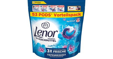 Lenor Waschmittel Pods Universal Aprilfrisch Rabatt Denner Ab