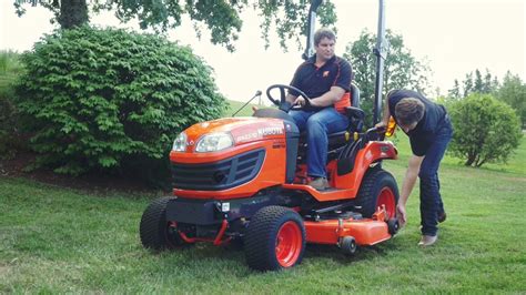 Kubota BX Drive Over Mower Deck YouTube