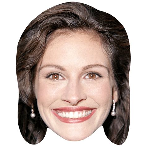 Julia Roberts (Smile) Mask - Celebrity Cutouts