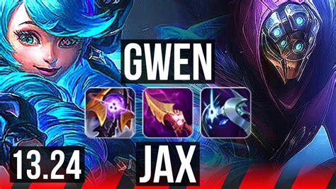 Gwen Vs Jax Top 6 Solo Kills Rank 9 Gwen Dominating Tr