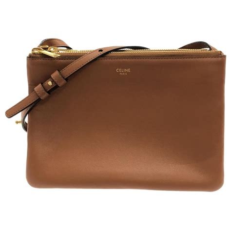 Céline Trio Brown Leather ref 858315 Joli Closet