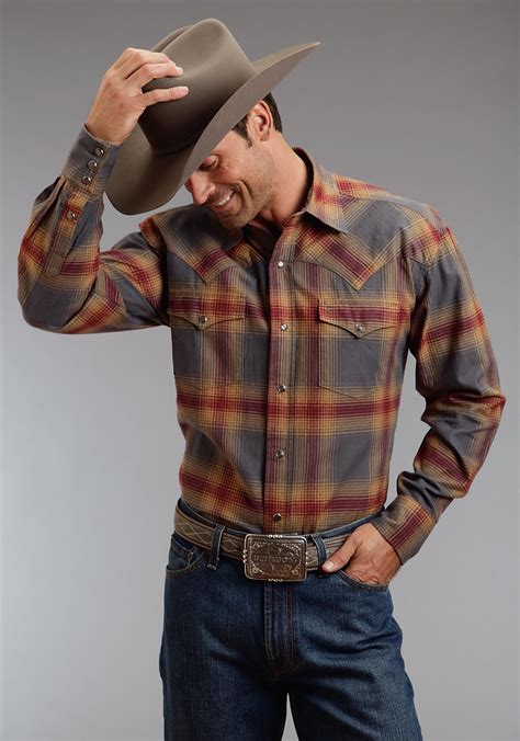 Men Clothing Stages West Cowboy Outfit For Men Mens Cowboy Shirts