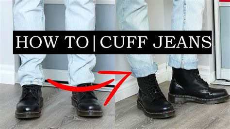 How To Cuff Jeans With Boots 4 Steps On How To Fold Your Jeans At The