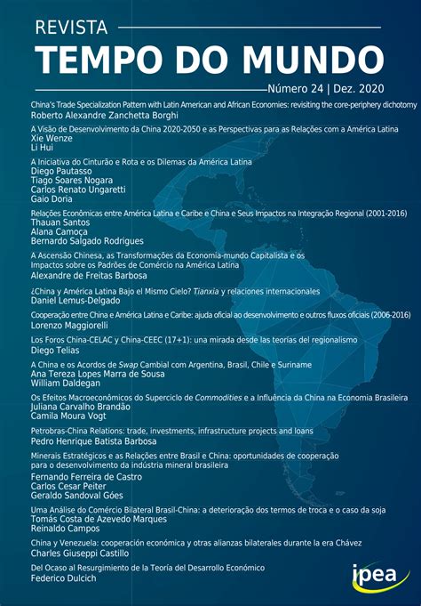 Coopera O Entre China E Am Rica Latina E Caribe Revista Tempo Do Mundo