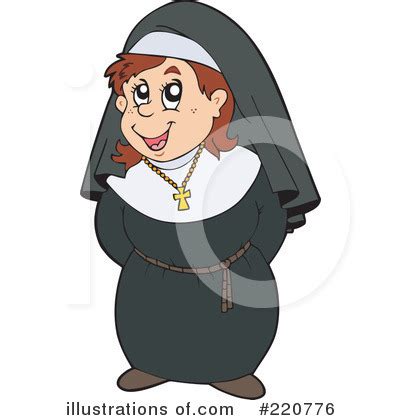 Nun Clipart 220776 Illustration By Visekart