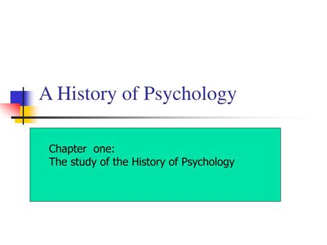 Ppt A History Of Psychology Powerpoint Presentation Free Download