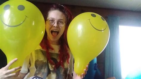 Asmr Looner Inflating Yellow Balloons Double Balloon No Pop Inflation