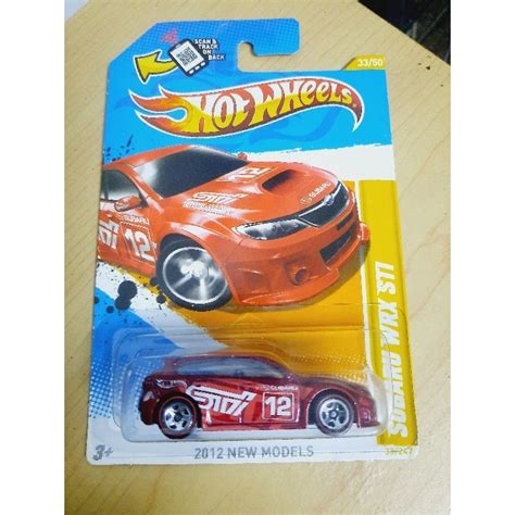 Hot Wheels Subaru Wrx Sti Redline Wheels Sp Shopee Malaysia