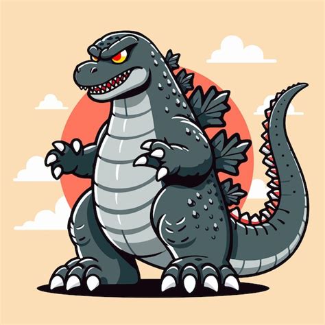 Cute Godzilla Vectors And Illustrations For Free Download