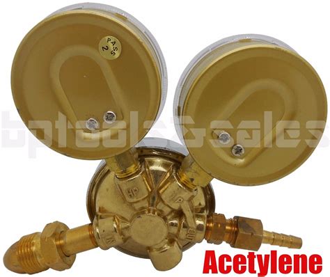 Solid Brass OXYGEN ACETYLENE Regulators 4 Grelly UK