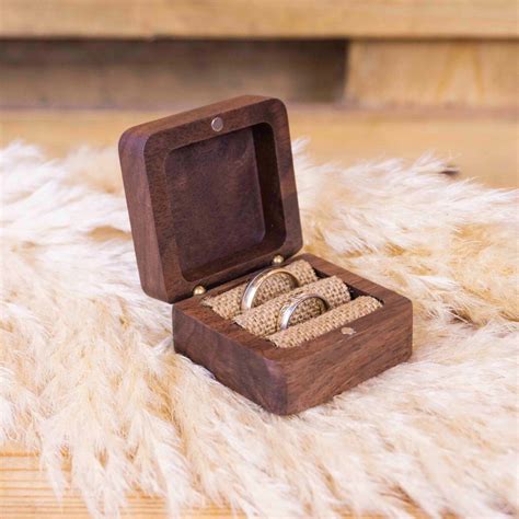 Ringbox Hochzeit Ringkästchen Holz Ringschatulle Hochzeit