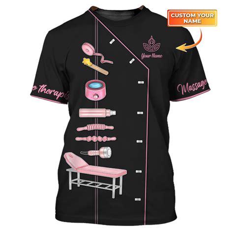 Massage Tools Shirts Custom Massage Uniform Massage Therapist T Shirt