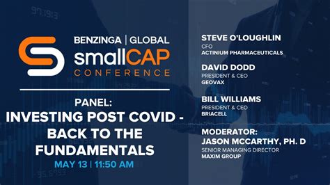 Mysmallcap On Twitter Geovax Chairman And Ceo David Dodd To Participate