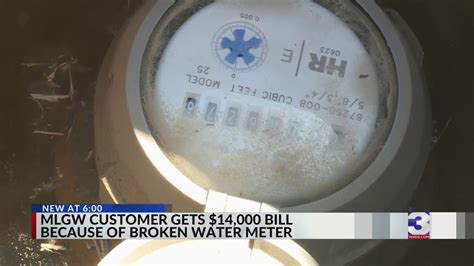 Mlgw Customer Gets K Bill Because Of Broken Water Meter Youtube