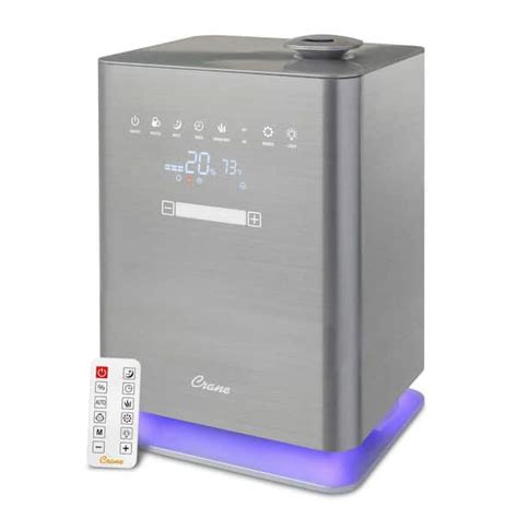 Crane 1 2 Gal Warm Cool Mist Top Fill Humidifier With Remote For