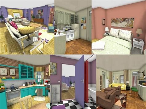 Friends TV Show Apartment Floor Plan