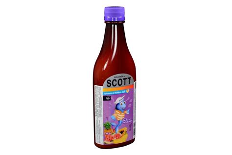 Emulsión De Scott Frasco Con 360 mL Aceite De Higado De Bacalao