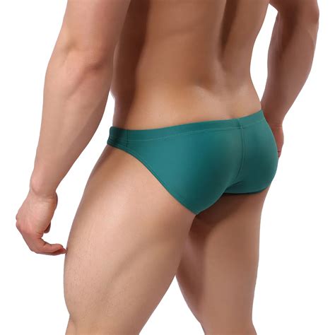 Bañadores de cintura baja para hombre ropa de baño Sexy Bikini ropa