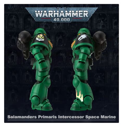 Warhammer Salamanders Intercessor With Bolt Rifle