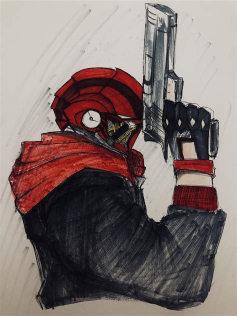 My Red hood helmet design : r/RedHood