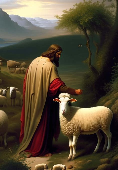 100 Jesus With Sheep Wallpapers