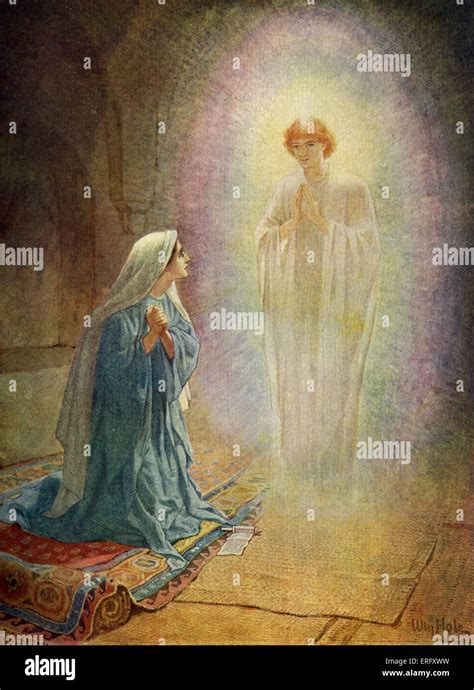 Mary and angel gabriel hi-res stock photography and images - Alamy