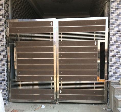 Modern Stainless Steel Main Gate For Home At Rs 350 Sq Ft In Haridwar