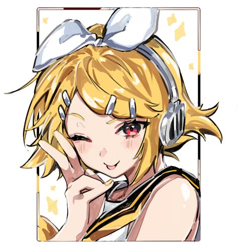 Kagamine Rin Vocaloid Drawn By Shiroamepopo Danbooru