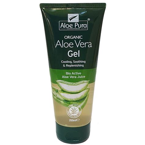 Aloe Pura Organic Aloe Vera Gel 200ml Moisturises Softens And Helps