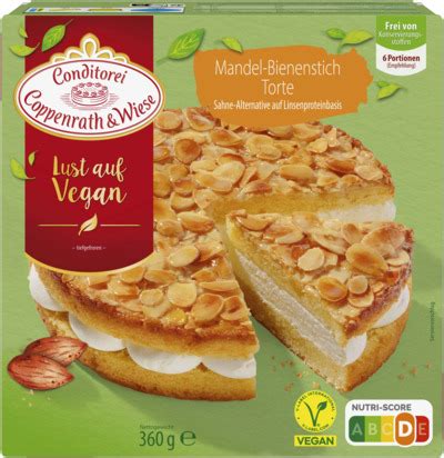 Vegane Mandel Bienenstich Torte G Coppenrath Wiese