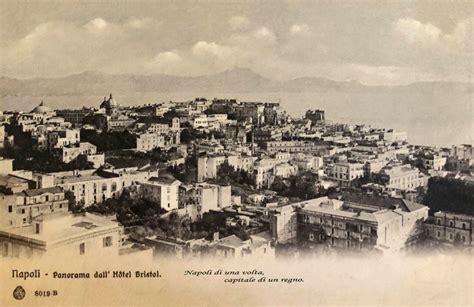 Napoli Panoramica Di Chiaia E Pizzofalcone Dall Hotel Bristol L