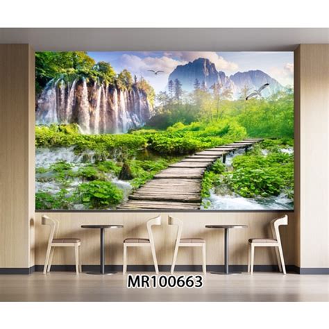 Jual Wallpaper Dinding Photowall Mural Dinding Motif Pemandangan Air