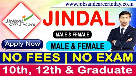 Jindal Steel Recruitment Jindal Steel New Vacancy Jindal