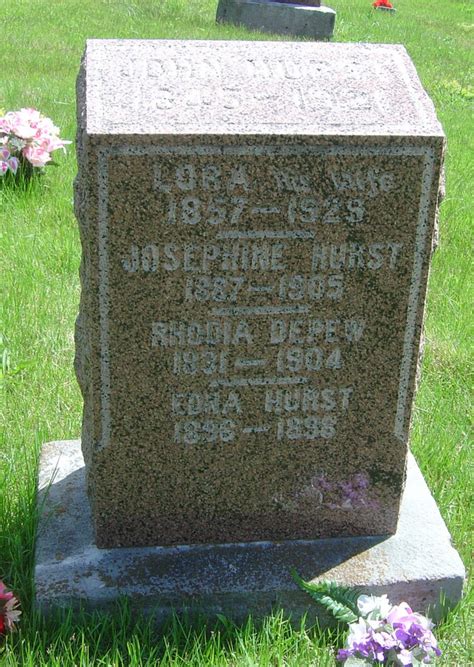 Lorena Betsy Lora Millard Hurst Memorial Find A Grave