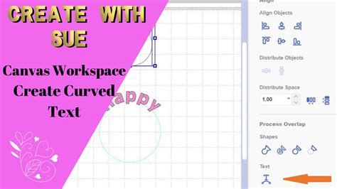 How To Create Curved Text In Canvas Workspace Youtube